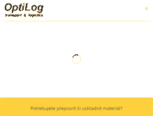 Tablet Screenshot of optilog.cz